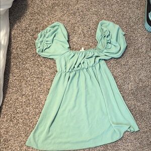 See You Monday Mint Green Mini Dress large NWT